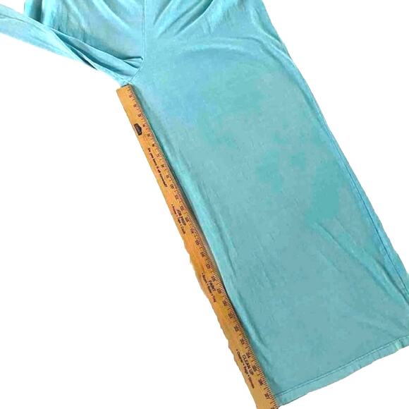 ASOS Designs Wide Leg Side Cutout Shoulder Tie Jersey Jumpsuit Size 16 Tall Boho - Picture 10 of 10